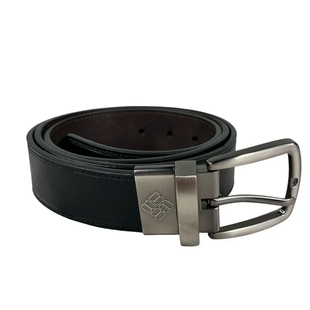 Columbia Reversible Belt Black Brown XL 43-44 Leather